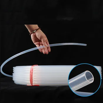Молочно-белая/Прозрачная трубка из PTFE FEP, труба для деталей 3D-принтера, труба, Устойчивость к высокотемпературной кислотной и щелочной коррозии 3