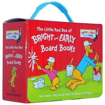 4 книги/Набор The Little Red Box of Bright and Early Board Books, Детские книги в возрасте 4 5 6 7 лет, английские книжки с картинками 9780385392075