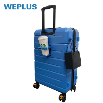 WEPLUS 20-дюймовый дорожный чемодан с подстаканником Тормоз Спиннер Колесо вешалка Ручная кладь viaje сумка для мужчин и женщин