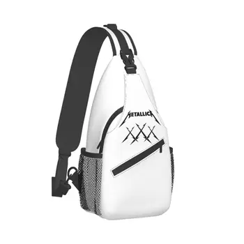 Рюкзак-слинг Metallicas через плечо, Мужская Нагрудная сумка для рок-музыки на Заказ, рюкзак для путешествий 1