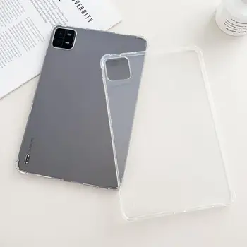 Защитный Чехол для планшета Xiaomi Pad 5 5Pro Pad 6 11-Дюймовый Мягкий Силиконовый Чехол, Устойчивый к Падению, Ударопрочный Прозрачный Funda