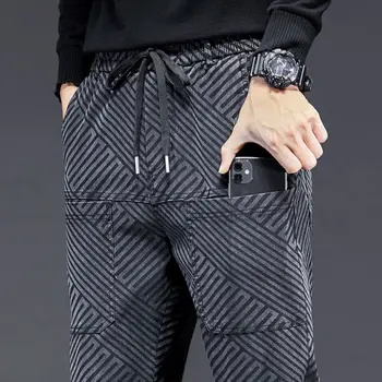 Джинсы Мужские Спортивные брюки Y2k Брюки-карго в стиле хип-хоп Повседневная Роскошная Дизайнерская одежда Новый Винтаж