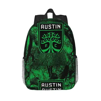 Рюкзаки Austin-FC для мальчиков и девочек, сумка для книг, повседневные студенческие школьные сумки, дорожный рюкзак, сумка через плечо большой емкости
