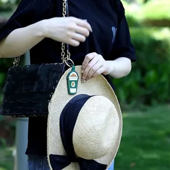 Кожаный Магнитный зажим для шляпы против потери для путешествий, висящий на сумке, рюкзаке для детей, Взрослых, для путешествий на открытом воздухе, Пляжный волшебный инструмент