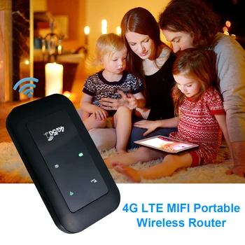 Карманный 4G LTE Маршрутизатор WiFi Ретранслятор Усилитель сигнала Сетевой Расширитель Мобильная точка Доступа Беспроводной Модем Mifi Маршрутизатор Слот для SIM-карты