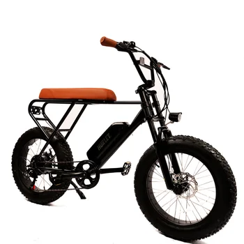 Hurley M20X На складе в США Fat Electirc Ebike, велосипед 48 В 500 Вт, Мощная мощность с Кожаным седлом