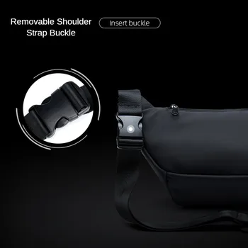 2023 Водонепроницаемая мужская сумка через плечо из ПВХ Премиум-класса, Светоотражающий дизайн, 9,7-дюймовый iPad с несколькими карманами, Повседневная сумка-слинг для молодежи 3