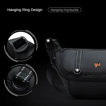 2023 Водонепроницаемая мужская сумка через плечо из ПВХ Премиум-класса, Светоотражающий дизайн, 9,7-дюймовый iPad с несколькими карманами, Повседневная сумка-слинг для молодежи 4
