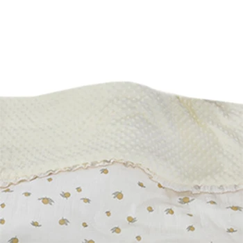 Детское флисовое покрывало в горошек, теплое одеяло, подходящее для дома и активного отдыха QX2D 1