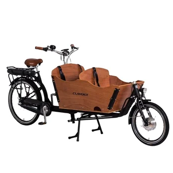 высококачественный семейный электрический трехколесный велосипед с 2 колесами, электрический грузовой велосипед для взрослых