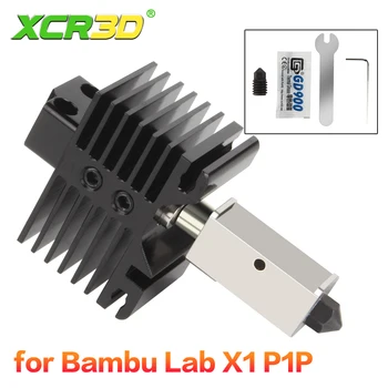 Детали 3D-принтера XCR3D, Модернизированный Комплект Экструдеров hotend, Покрытый Медным Нагревательным Блоком, Сопло Из Закаленной Стали Для Bambu Lab X1/P1P