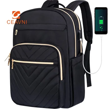 CEAVNI, Новый высококачественный Студенческий рюкзак на Каждый День, деловая сумка для поездок на работу, Рюкзак для компьютера Большой Емкости