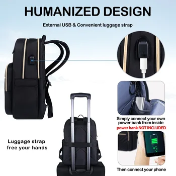 CEAVNI, Новый высококачественный Студенческий рюкзак на Каждый День, деловая сумка для поездок на работу, Рюкзак для компьютера Большой Емкости 5
