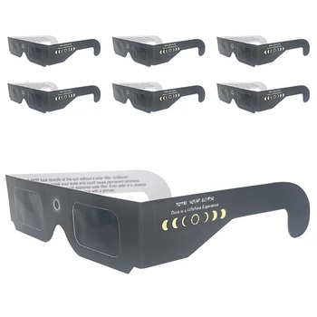 100 очков для солнечного затмения Оптом, сертифицированные CE и ISO Безопасные очки для наблюдения за прямыми лучами солнца