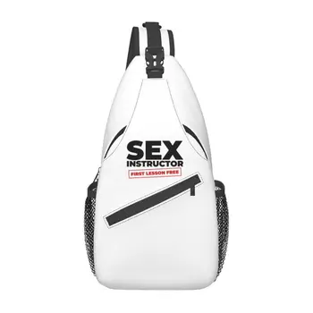 Модный Секс-Инструктор Crossbody Sling Backpack Мужские Сумки на Плечо для Кемпинга и Езды на Велосипеде