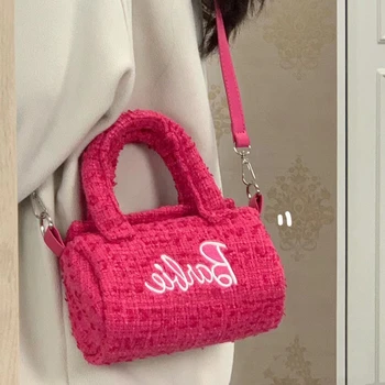 Японский Стиль Харадзюку, Y2k, модная ретро Розовая сумочка, сумка-мессенджер, Милая Женская сумка, сумка для хранения, сумка для вечеринки, кошелек, сумка через плечо